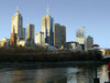 Stadt Melbourne vom Yarra