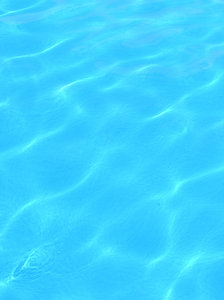 blauen Wasser