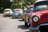 Fünf kubanischen Oldtimer